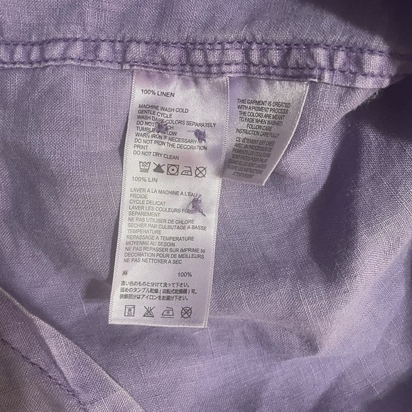 2x‎ TOMMY BAHAMA RELAX Shirt Mens XL 100% Linen Long Sleeve Button Front Check - Picture 10 of 16